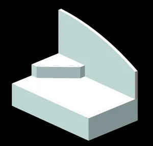 3D vanity nested in Slabsmith
